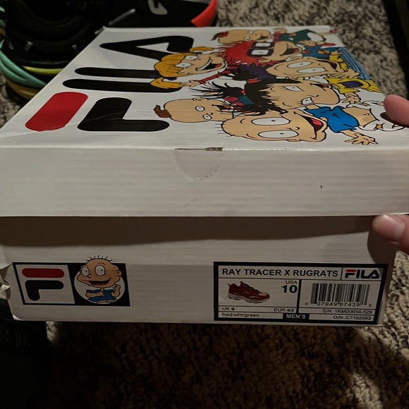 RARE! Rugrat x Fila colab!! Size 10 (Little scuff hole on toe) VERY HARD TO FIND - Picture 2 of 6